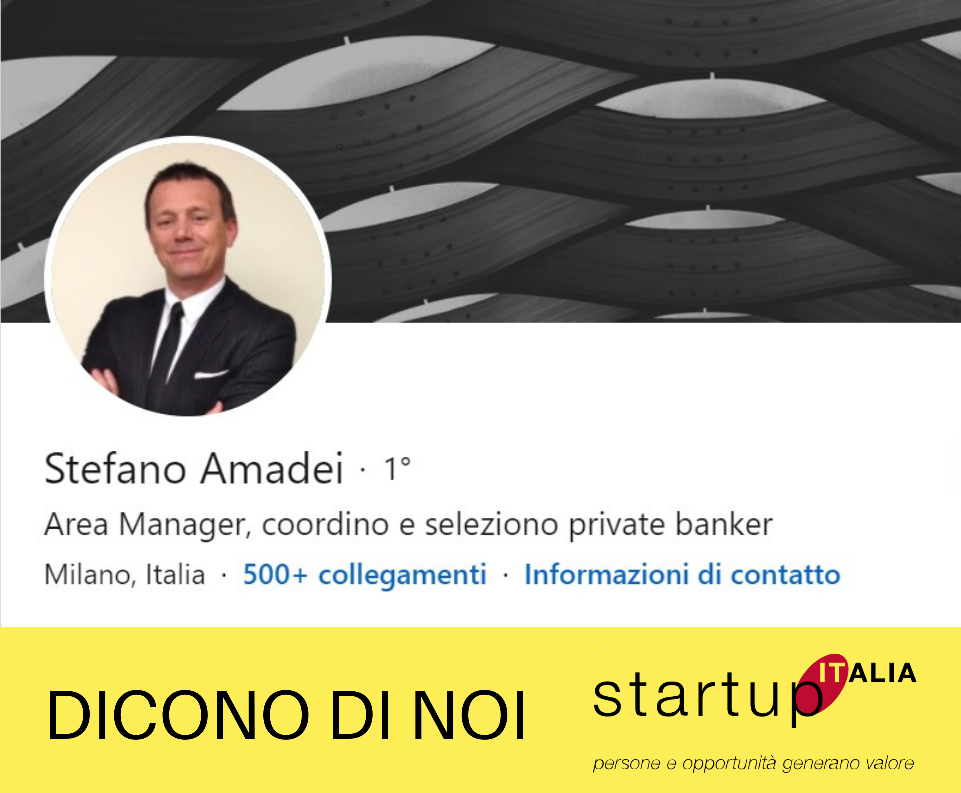 referenze Startup Italia - Stefano Amedei