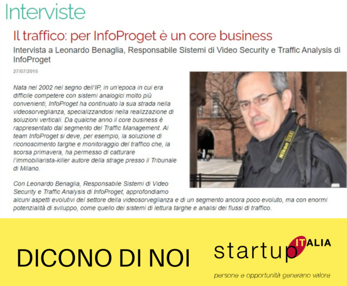 Referenze Startup Italia - Leonardo Benaglia
