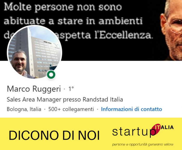 referenze Startup Italia - Marco Ruggeri