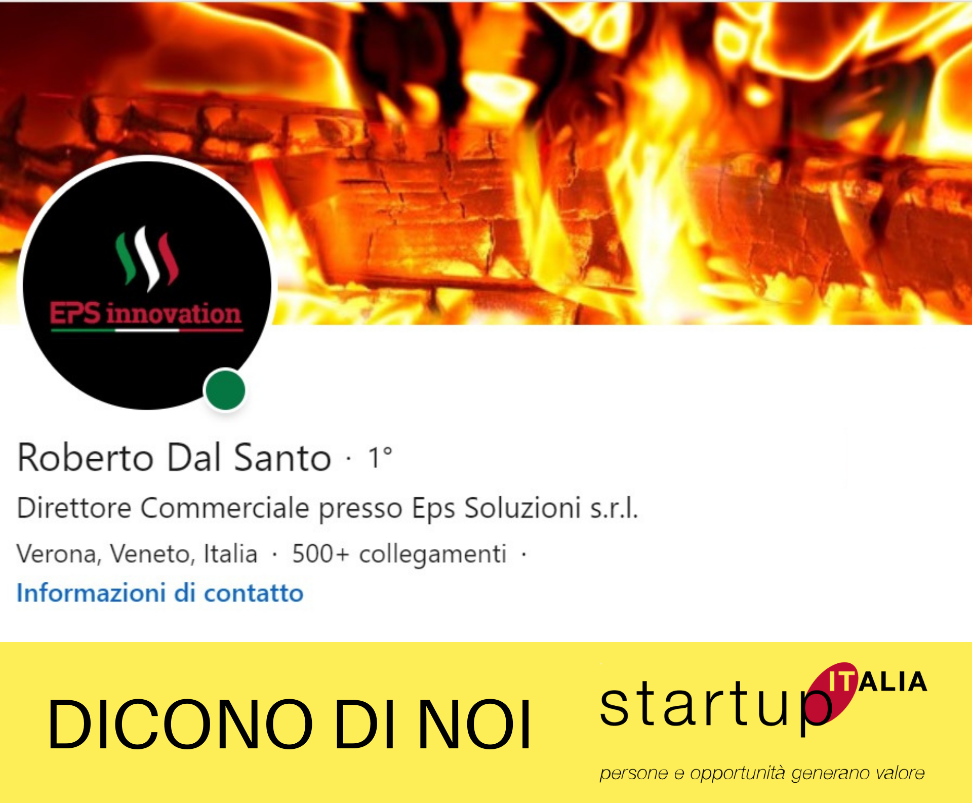 referenze Startup Italia - Roberto dal Santo