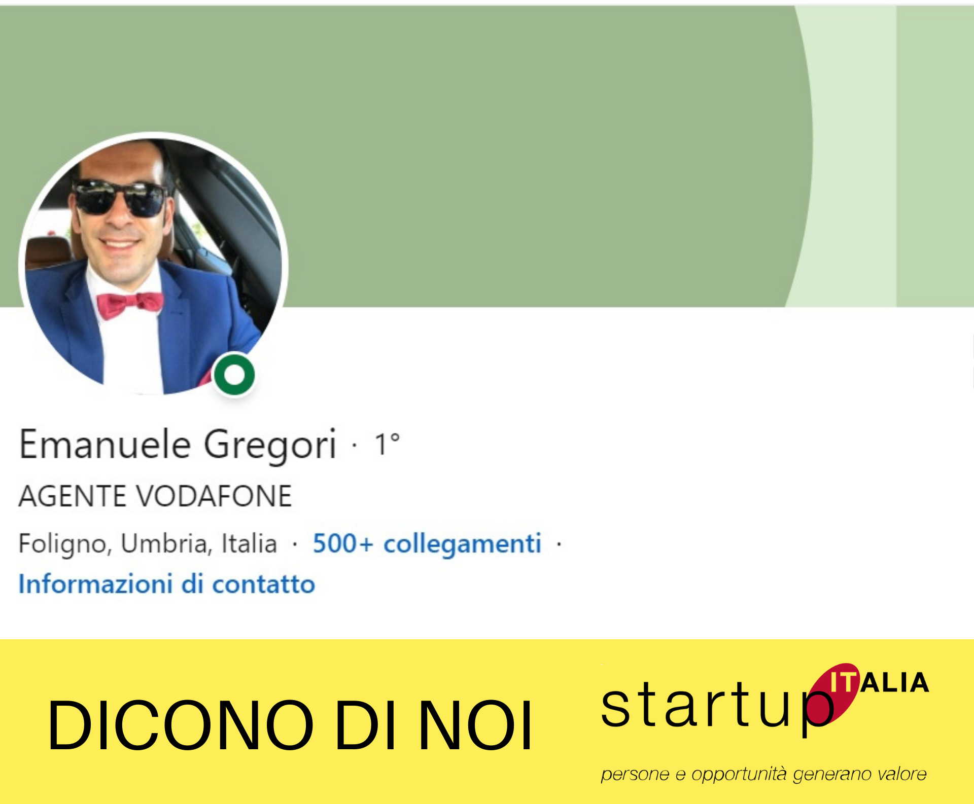 referenze Startup Italia - Emanuele Gregori