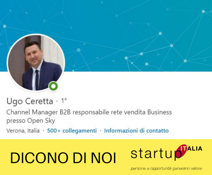 referenze Startup Italia - Ugo Ceretta
