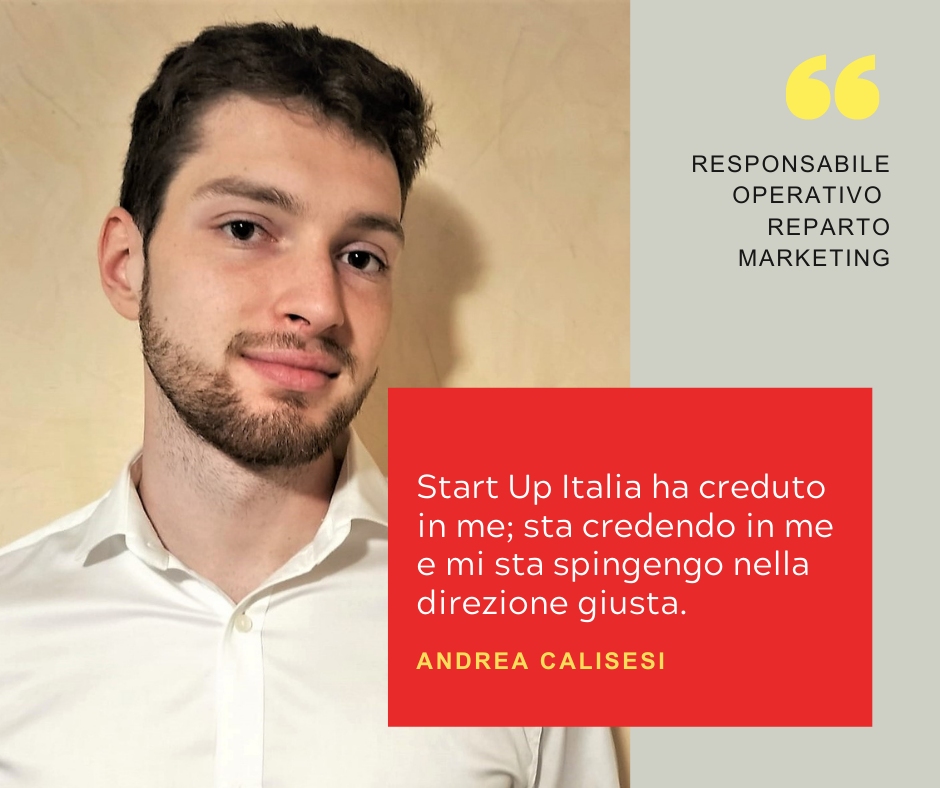 I volti di Start Up Italia e delle aziende Partner – Andrea Calisesi