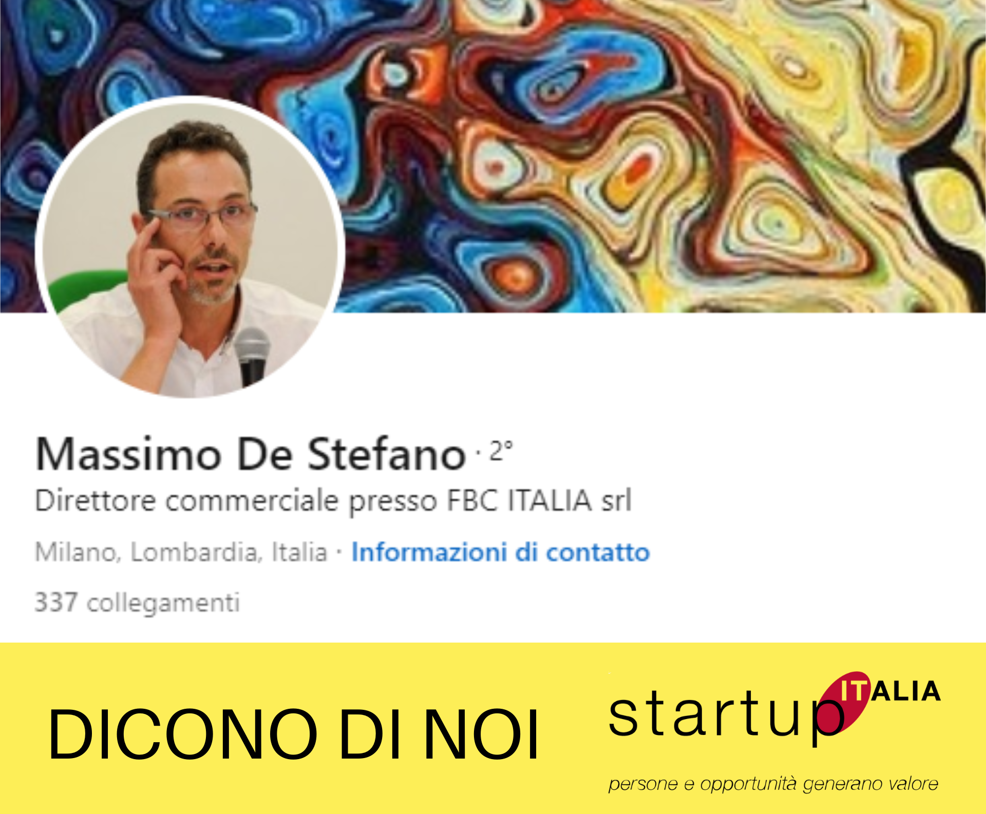 Massimo Di Stefano – Direttore commerciale FBC ITALIA srl